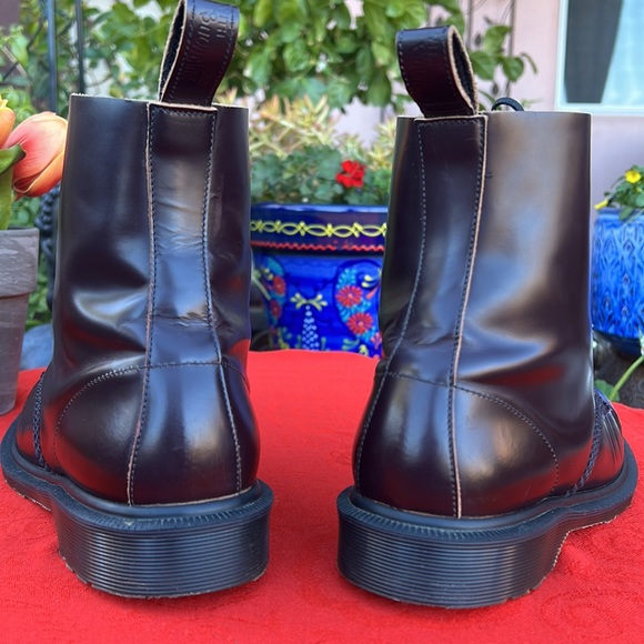 🏴 Dr. Martens Cordovan MIE Vintage 1460 Leather Boots UK 7 - Picture 13 of 17